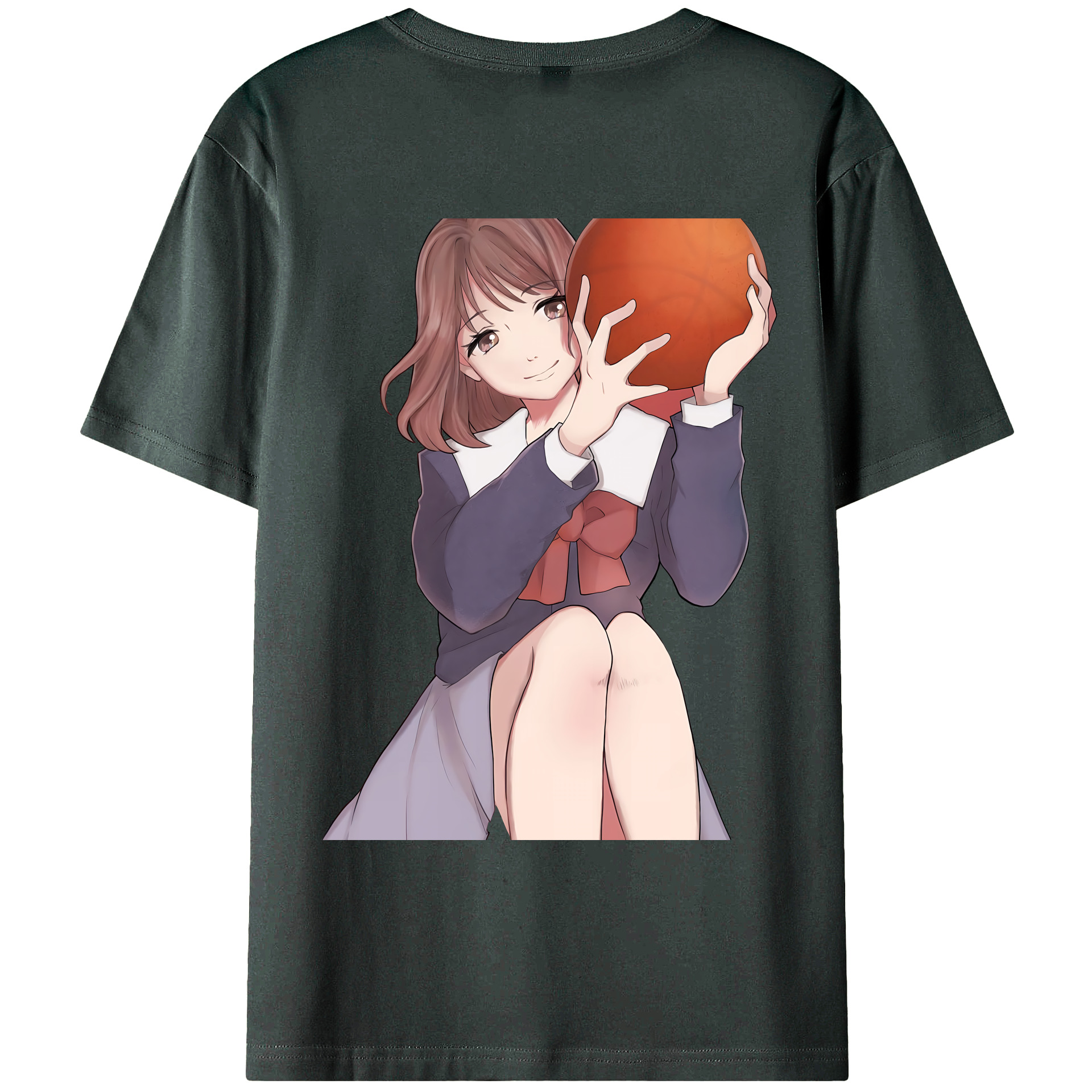 （画像用） SLAM DUNK／スラムダンク 綿100％ メンズ半袖Tシャツ（バックプリント） 通気性